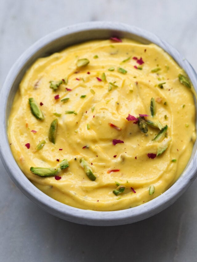 Easy Greek Yogurt Shrikhand