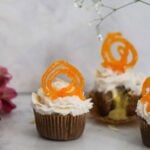 coconut jalebi cupcakes