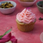 Easy Pistachio Cupcakes Eggless
