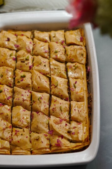 Indian fusion baklava