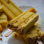 Mango Cheesecake Popsicles