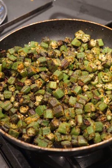 bhinda nu shaak indian okra recipe