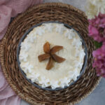 Chikoo cheesecake toasted coconut cardamom Parle g indian fusion