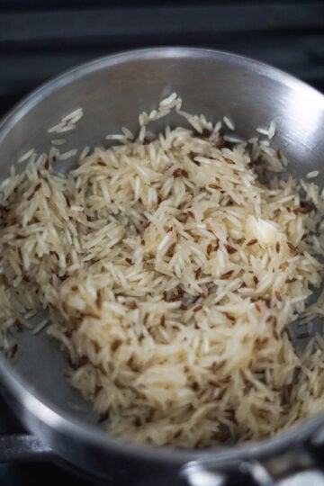 basmati rice with cumin and spices