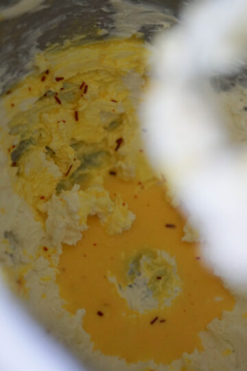 saffron buttercream