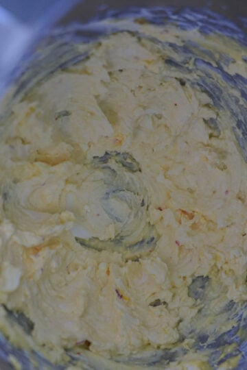 cream butter and sugar