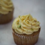 kesar pista cupcake indian fusion dessert