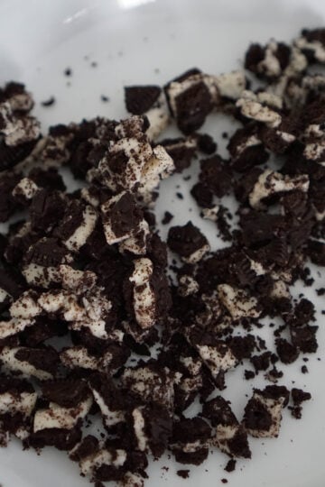 chopped oreos