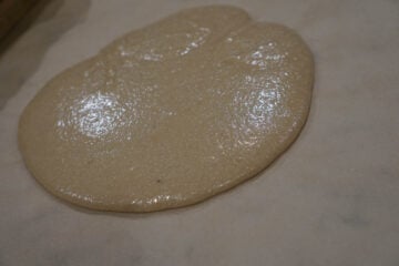 kaju katli on parchment