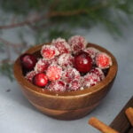 sugared cranberries