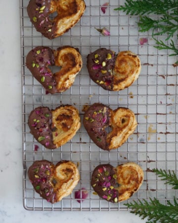 almond rose palmier cookie recipe