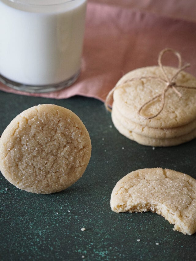 Easy Chewy Sugar Cookie (Eggless) Story