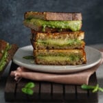 jalapeno pesto garlic spicy grilled cheese
