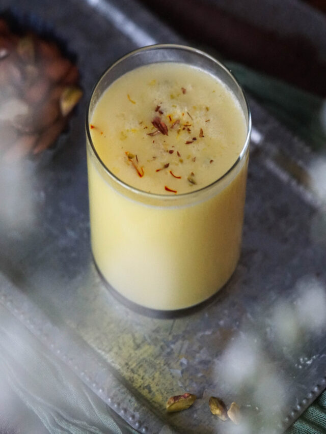 Creamy Saffron Milk or Kesar Milk Story
