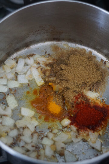 spices in tadka