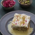 saffron milk cake indian