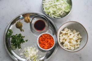 Veg paneer momos ingredients.