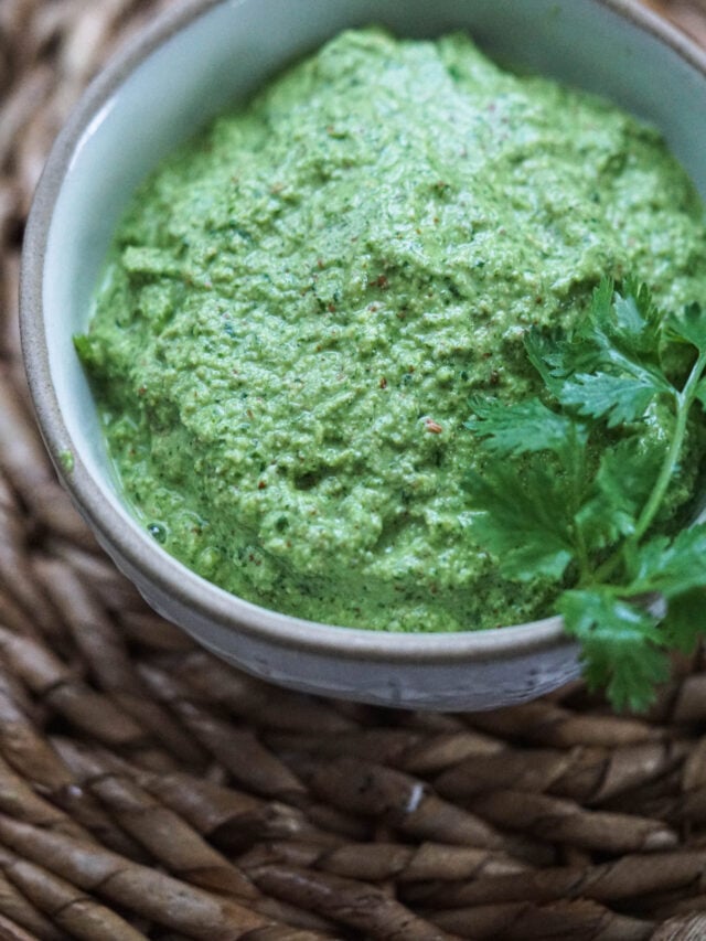 Cilantro Chutney Story / Green Chutney / Coriander Chutney