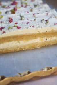 Two layer ras malai cake