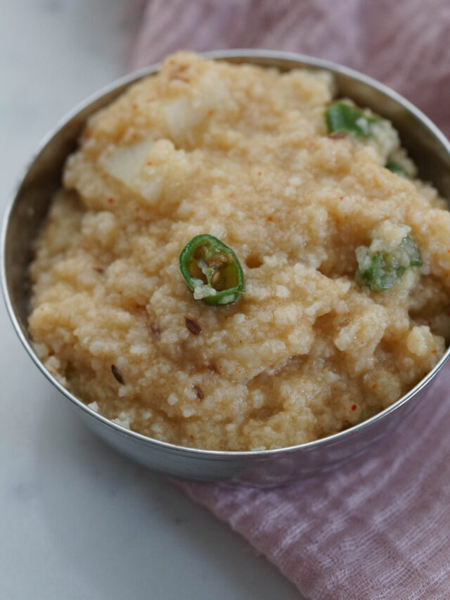 Easy Moraiya Khichdi or Sama Khichdi