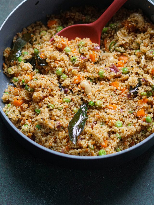 One Pot Meal Quinoa Upma Under 30 Minutes Story Some Indian Girl