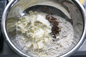 Mixed dry ingredients.