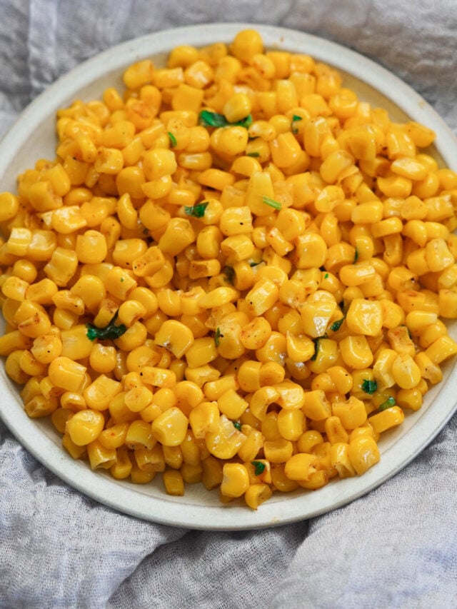 5 Minute Indian Corn Recipe (Masala Corn)