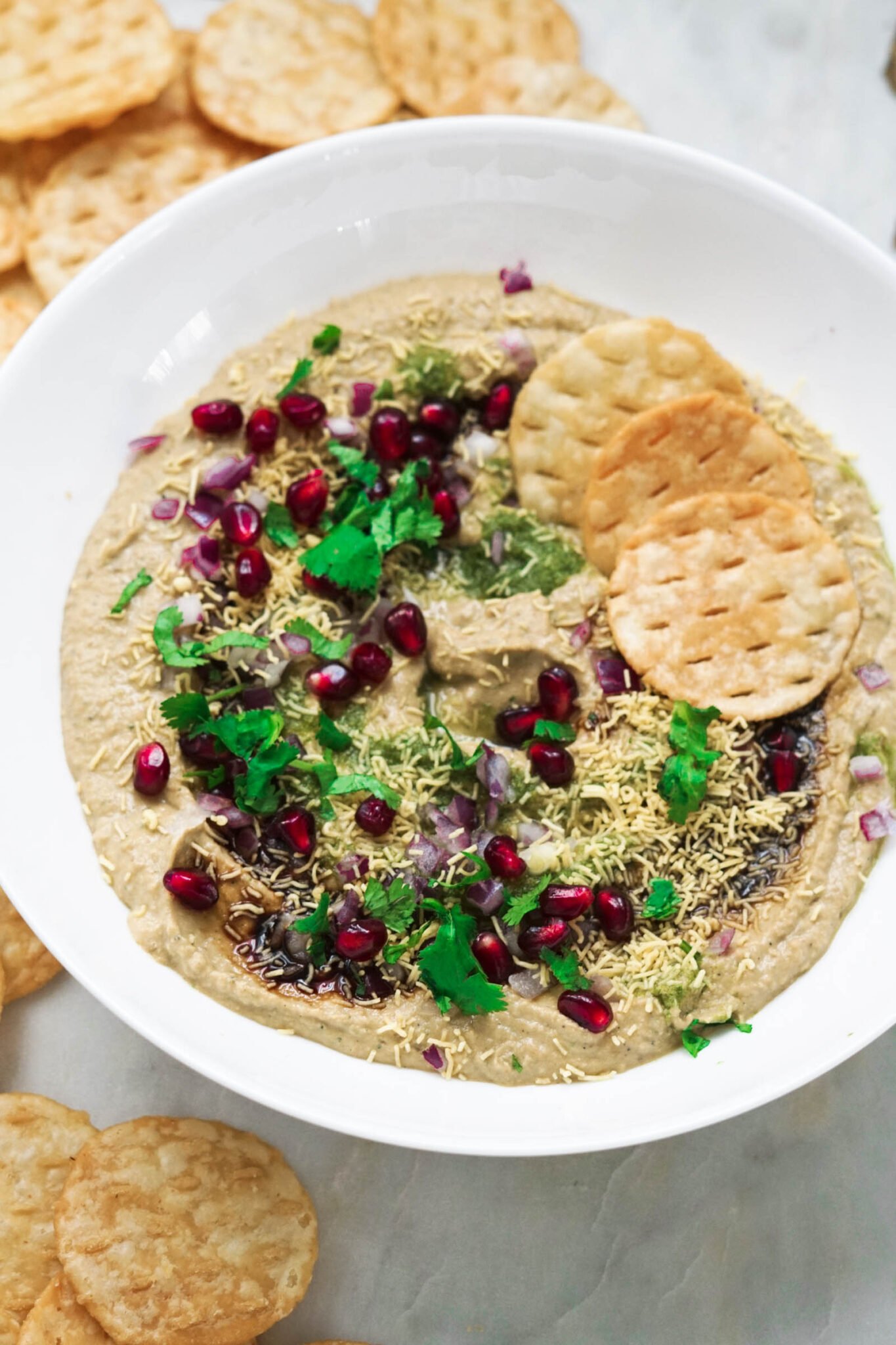 Chaat Hummus Dip Indian Hummus Some Indian Girl