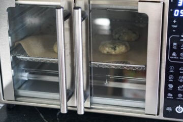 Sabudana vada in an airfryer.