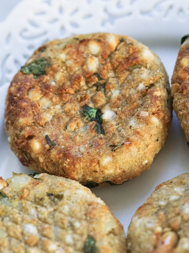 Air Fryer Sabudana Vada Crispy