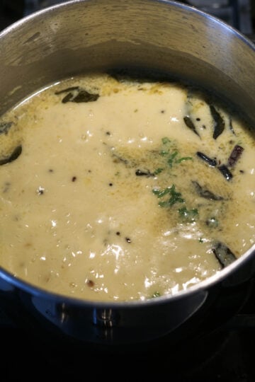 Cilantro added to pot.