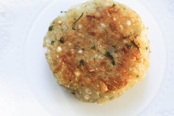 Sabudana tikki.