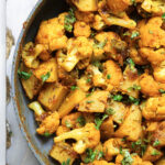 Aloo gobi in a pot