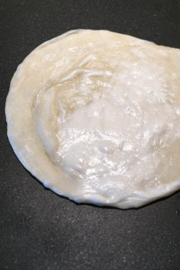 Paratha cooking stove top.